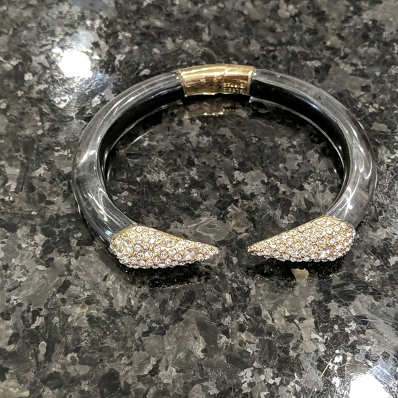 Alexis Bittar Jewelry - Alexis Bittar Smokey Lucite Bracelet with Crystals
